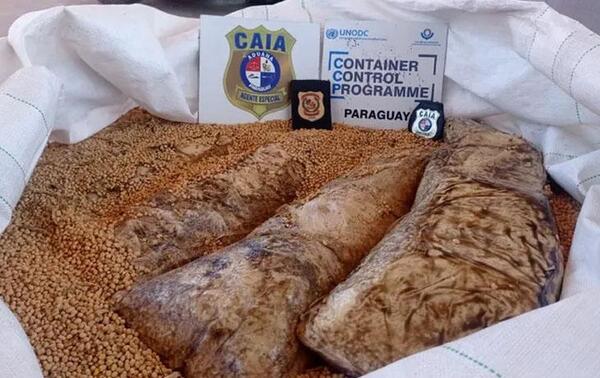 Ñeembucú: Cae gran cantidad de cocaína oculta entre granos de soja – Prensa 5