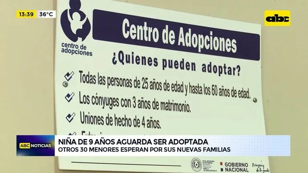 Niña de 9 años aguarda ser adoptada - ABC Noticias - ABC Color
