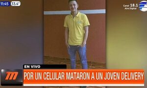 Por un celular mataron a un joven delivery - Paraguaype.com