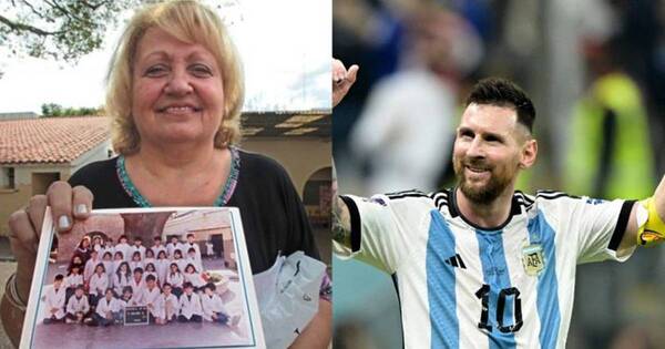 La Nación / Emotiva carta de la maestra de Messi: “Antes de morirme me gustaría abrazarte”