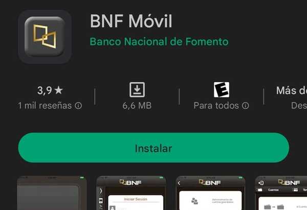 Diario HOY | BNF comunica problemas con su aplicación móvil