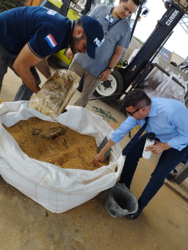 Incautan más de 1.000 kilos de cocaína en cargamento de soja en Puerto Caacupemi de Pilar | 1000 Noticias