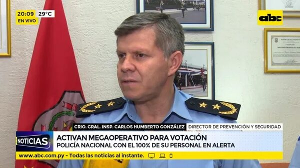 Activan megaoperativo de seguridad para votación - ABC Noticias - ABC Color