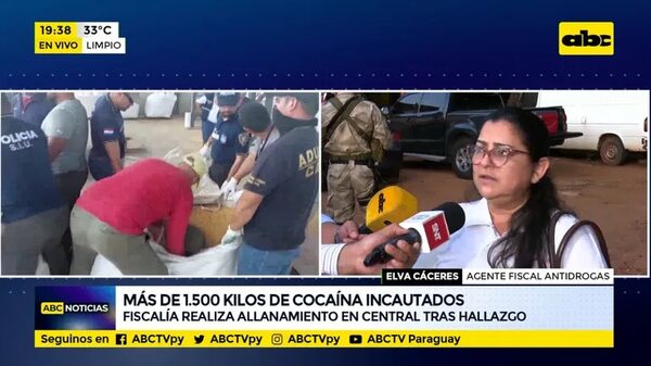 Más de 1.500 kilos de cocaína incautados - ABC Noticias - ABC Color
