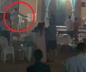 (VIDEO) ¡Escándalo! Colación opa balazo púpe