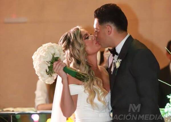 [VIDEO] ¡Imperdible! Así fue el “sí, quiero” de Dahiana y Blas