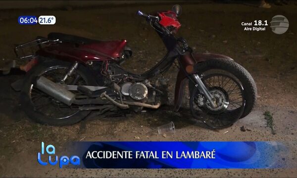 Accidente fatal en Lambaré | Telefuturo - Paraguaype.com