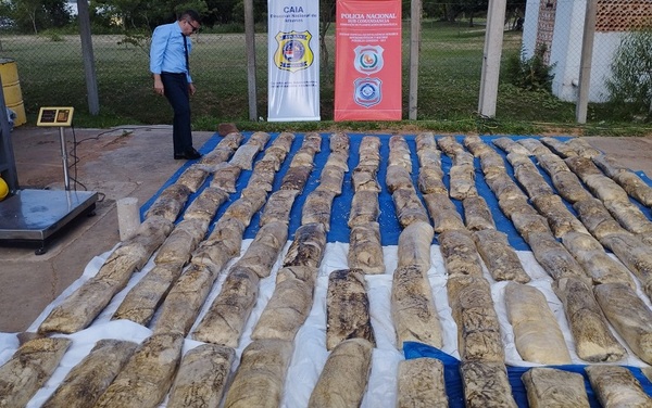 Incautan 1648 kilos de cocaína, cuyo destino final era Portugal