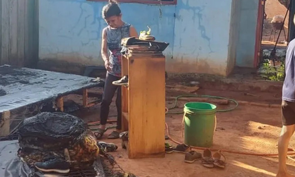 Pirotecnia causa incendio de una casa en Caaguazú - OviedoPress