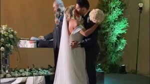 "Gracias por tanto amor", dijo Dahiana Bresanovich sobre su boda con Blas