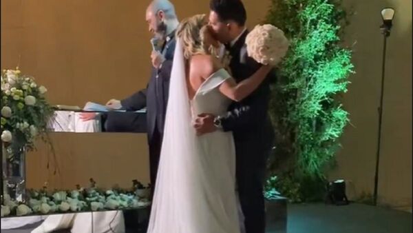 "Gracias por tanto amor", dijo Dahiana Bresanovich sobre su boda con Blas