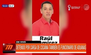 Capturan a concejal caballerense por carga de cocaína