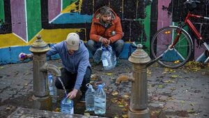 Restablecen suministro de agua tras último ataque ruso a Kiev