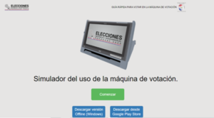 Diario HOY | Electores pueden practicar el sufragio a través del simulador de la máquina de votación