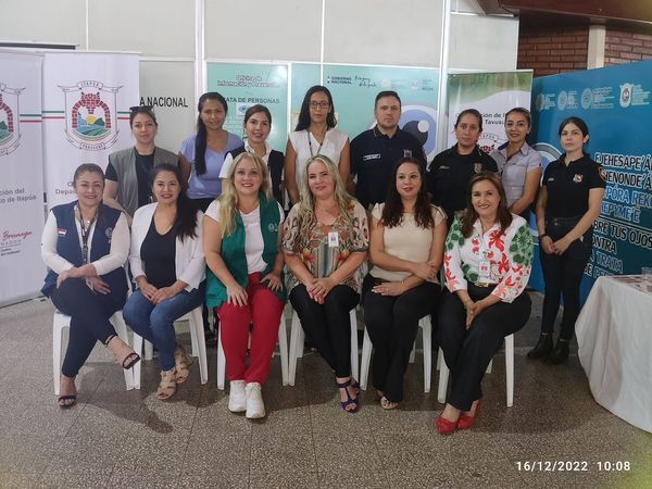 JORNADA DE CAPACITACIÓN EN EL ABORDAJE INTEGRAL DE LA TRATA DE PERSONAS CONTÓ CON APOYO Y PARTICIPACIÓN DE LA GOBERNACIÓN DE ITAPÚA