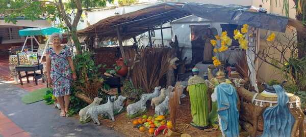 Pesebre gigante en el barrio San José de San Lorenzo (con video) » San Lorenzo PY