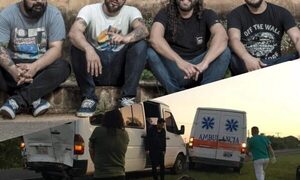 ¡Susto!: Grupo Salamandra tuvo un accidente de tránsito