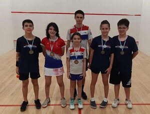 Squash: Paraguayos conquistan preseas - Polideportivo - ABC Color