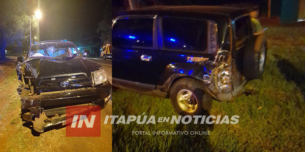 DOS CONDUCTORES GRAVES TRAS TREMENDA COLISIÓN EN ENCARNACIÓN