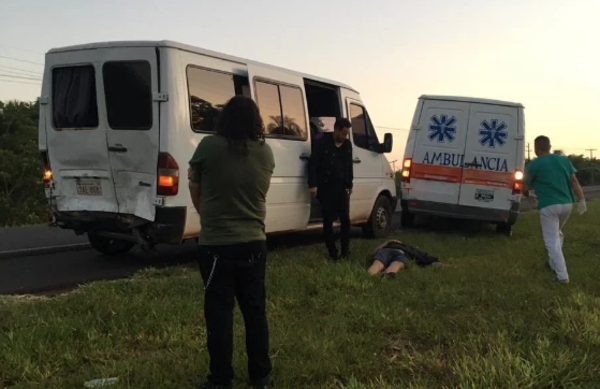 Diario HOY | Salamandra sufre accidente en Horqueta: Chofer los embistió y se dio a la fuga, denuncian