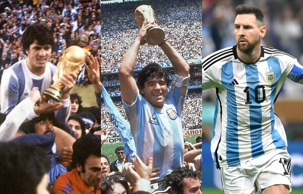 La Argentina de Messi se une a la de Kempes y Maradona