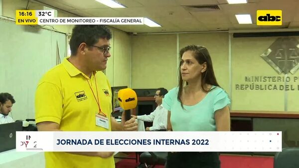Internas 2022: Fiscalía habilita centro de monitoreo para denuncias electorales - ABC Noticias - ABC Color