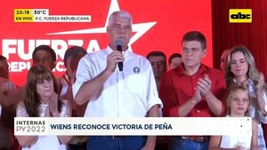 Internas 2022: Arnoldo Wiens reconoce derrota ante Santiago Peña  - ABC Noticias - ABC Color