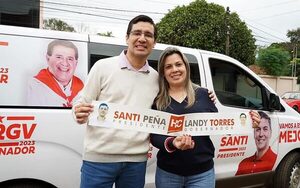 Liz Acosta lidera la lista para diputados en carpas coloradas