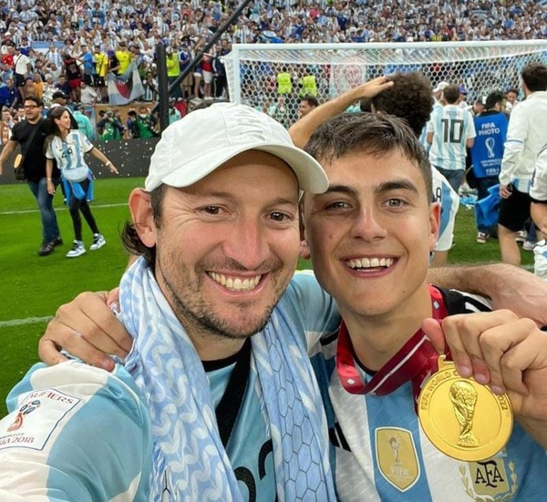 Diario HOY | El festejo de Édgar Barreto con Paulo Dybala