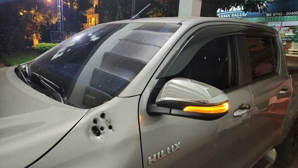 SAN PEDRO DE PNÁ.: DELINCUENTES INTENTARON EJECUTAR A UNA PAREJA QUE VIAJABA EN UNA CAMIONETA