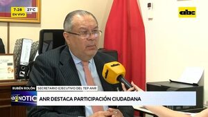 ANR destaca participación ciudadana - ABC Noticias - ABC Color