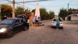 ¡Navaseeeerrrr! Argentinos festejaron en el Obelisco, ¡pero de Pilar!