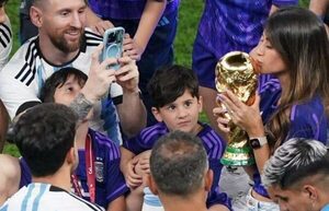 Messi fue fotosky de Antonella y se volvió viral