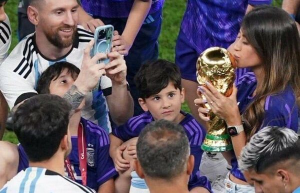 Messi fue fotosky de Antonella y se volvió viral