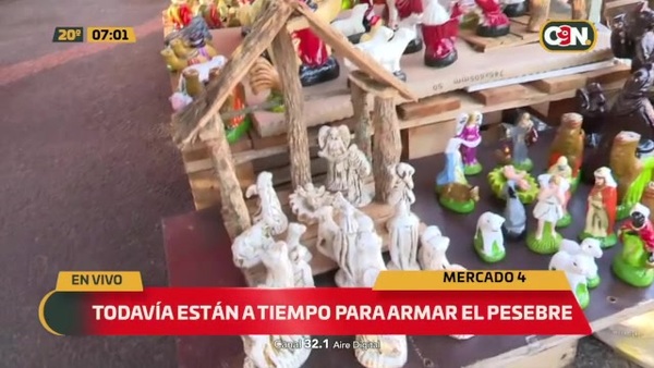 Mercado 4: Todavía están a tiempo para armar el pesebre - C9N