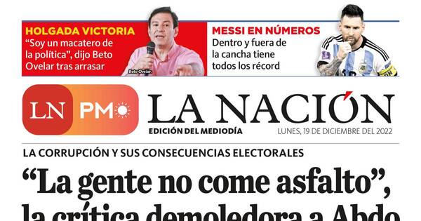 La Nación / LN PM: edición mediodía del 19 de diciembre