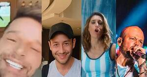 La Nación / Famosos celebraron la copa que ganó Argentina en el Mundial de Qatar