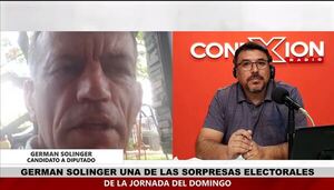 GERMAN SOLINGER FUE UNA DE LAS SORPRESAS ELECTORALES DEL DOMINGO - Itapúa Noticias