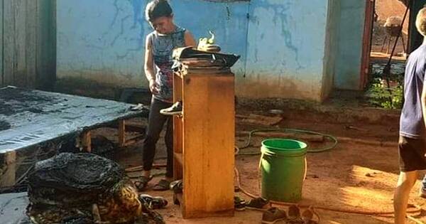 La Nación / Vivienda se quemó por un fosforito y los afectados apelan a la solidaridad