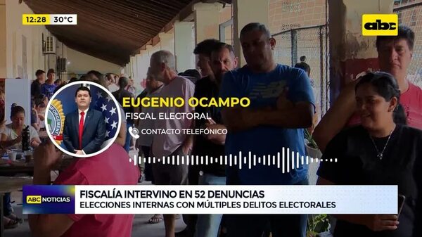 Fiscalía intervino en 52 denuncias  - ABC Noticias - ABC Color