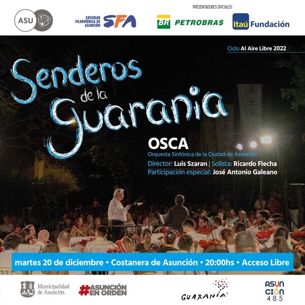 OSCA realizará concierto de guarania en la Costanera de Asunción - .::Agencia IP::.