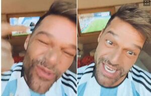El eufórico festejo de Ricky Martin: “En mi casa me estoy volviendo loco”