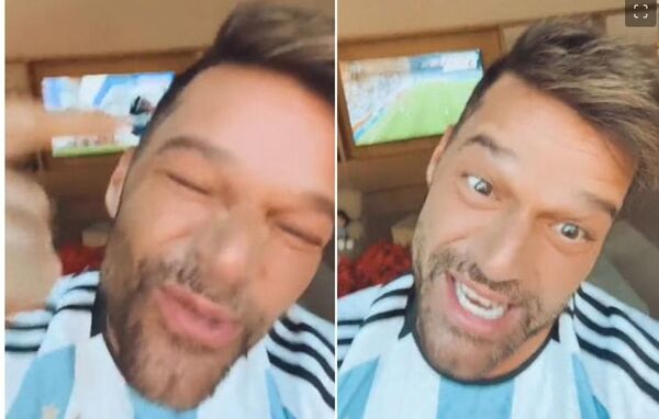 El eufórico festejo de Ricky Martin: “En mi casa me estoy volviendo loco”