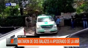 Mataron a balazos a un apoderado de la ANR - Paraguaype.com
