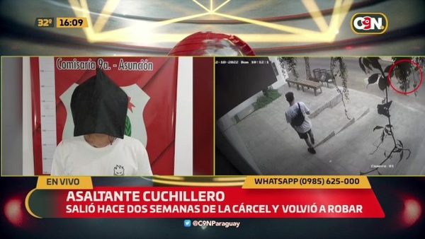 Asaltado a cuchillazos - C9N