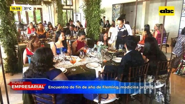 Encuentro de fin de año de Fleming, medicina prepaga - Mundo empresarial - ABC Color