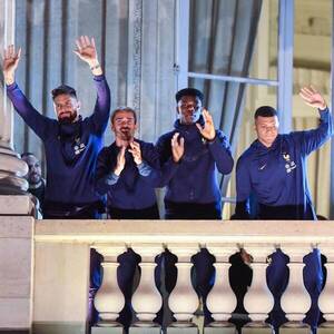 [VIDEO] Atendé el recibimiento que le dieron a los jugadores de la selección de Francia