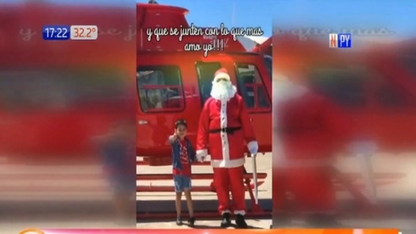 ¡Emocionante! Papá Noel alegró a niños del Hospital de Clínicas - Paraguaype.com