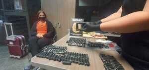 Detienen a mujer que pretendía viajar a España con droga adherida al cuerpo | 1000 Noticias