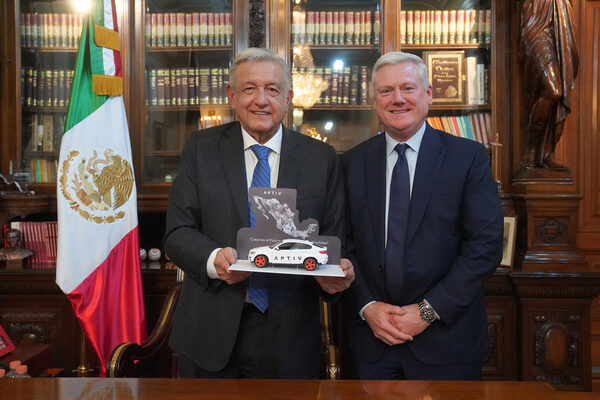 López Obrador informa que empresa europea Aptiv seguirá invirtiendo en México - MarketData